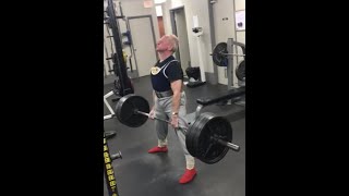 Ninety Year Old Man Performs Deadlift