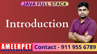 Java Full Stack Series - Introduction | By Srinivas | Ameerpet Technologies