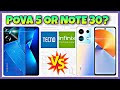 Infinix Note 30 4G vs Tecno Pova 5 | Specification | Comparison | Features | Price