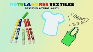 Rotuladores Textiles Carioca: Pintando una bolsa para guardar SuperZings