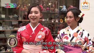 5 cô gái Việt Nam CỰC XINH hào hứng diện kimono dạo phố Tokyo Nhật Bản 😍