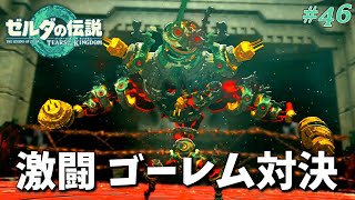 ミネルゴーレムVS魔物に奪われしゴーレムの戦いが熱すぎる【ゼルダの伝説ティアーズオブザキングダム】part46