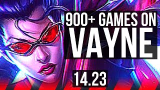 VAYNE vs AMBESSA (TOP) | 6/0/1, 900+ games, Dominating | KR Master | 14.23