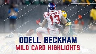 Odell Beckham's Rough Day in Green Bay | Giants vs. Packers | NFL Wild Card Play