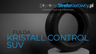 opony.strefakierowcy.pl 🛞 OPONA ZIMOWA 🛞 FULDA KRISTALL CONTROL SUV