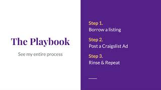 Craigslist Playbook