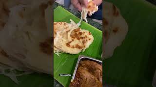 Parotta with chicken gravy 🤤👌🏻🤤 | Street food #shorts #explore