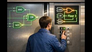 Simulate an Elevator Control System with Logic Gates in Logisim