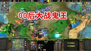 满屏幕的精灵龙，00后硬刚鬼王，操作拉满！魔兽争霸3