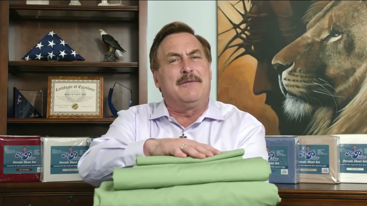 My Pillow Commercial - Percale Bed Sheets (Mike Lindell) (05/2022 ...