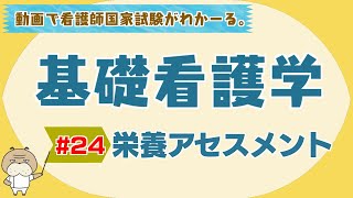 『基礎看護学 #24』栄養アセスメント【看護学生向け看護師国家試験講座】