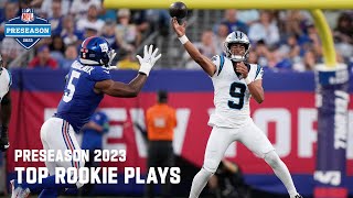 Top Rookie Plays from 2023 NFL Preseason
