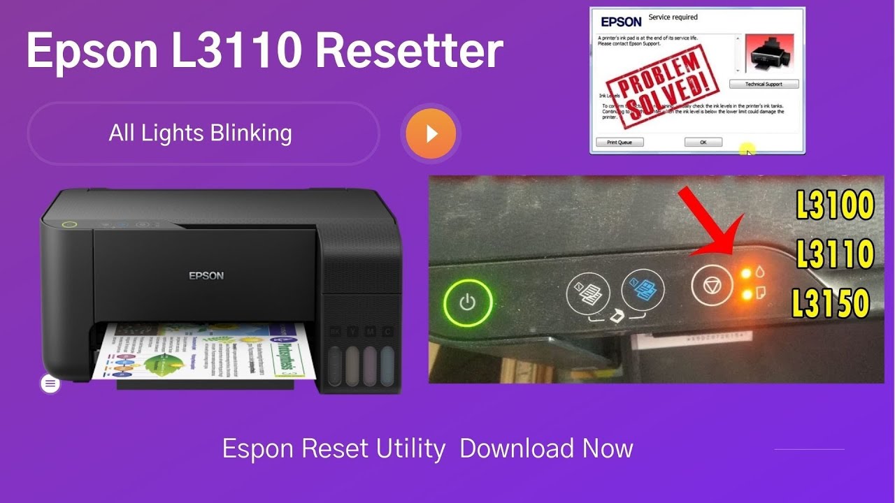 Cara Reset Printer Epson L3110 Manual - Homecare24