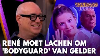 René moet lachen om 'bodyguard' Jack van Gelder bij Televizier-gala | VANDAAG INSIDE