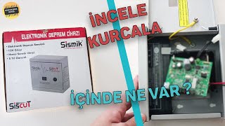 Elektronik Deprem Cihazı | İnceleyelim Sökelim | Sismik Siscut