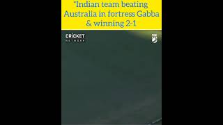 Indian team winning against Australia in their fortress Gabba🥳🥳🥳🥳  #Gabba #IndvsAus