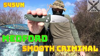 MEDFORD SMOOTH CRIMINAL - CPM S45VN STEEL - FOLDER DESTRUCTION TEST - UNTIL IT BREAKS