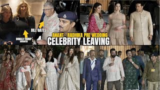 Celebrities Leaving from Anant Ambani - Radhika Merchant Pre Wedding | Jamnagar Airport