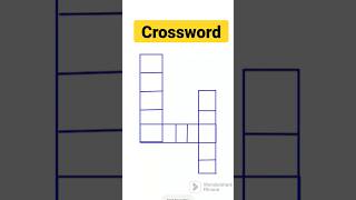 Can you crack this? #shorts #shortsvideo #youtubeshorts #puzzle #crossword #baharlahamadhumas