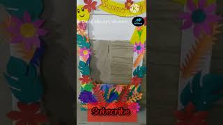 make selfie point with cardboard #selfie #craftwork #craftideas #flowerart #summer #camp #viral #art