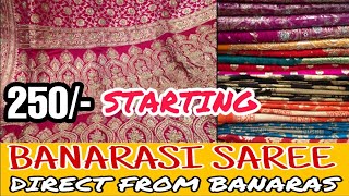 Banarasi Silk Sarees With Wholesal price | Direct from banaras | Original Manufacture