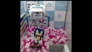 【クレーンゲーム】ソニック一発チャレンジできるか⁉️#ufoキャッチャー #ぬいぐるみ #sega