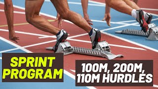 Week 13-15 - Sprint Program I 100m, 200m and 110m Hurdles