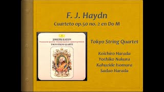 Haydn, String Quartet Op 50, no 2 - Video Score . Tokyo Quartet