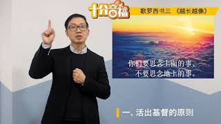 十分音福   歌罗西书  第三章 《越长越像》