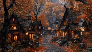 Falling Leaves Ambience - Detailed Sounds of Rustling Leaves Falling and Wind Blowing