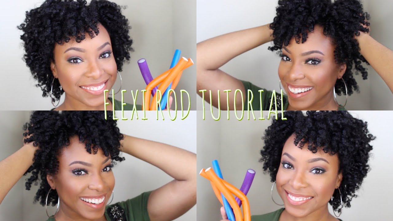 Effortless Heatless Curls Flexi Rods Tutorial Youtube