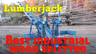 Monster Log Splitter With A 3000-Pound Log Lift Self-Propelled With 15 To 32-Foot Conveyor