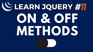jQuery .ON() & .OFF() Method - jQuery JS Library Tutorial