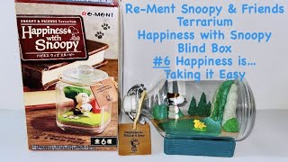 Re-Ment Snoopy \u0026 Friends Terrarium Happiness with Snoopy Blind Box Review