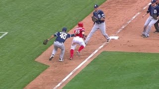 SD@CIN: Despaigne catches Schumaker in a rundown