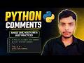 Python Comments Tutorial | Single Line, Multi-Line & Best Practices