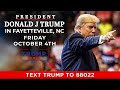 LIVE: President Trump in Fayetteville, NC