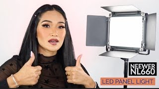 #NEEWERNL660 \u0026 NEEWER GEL COLOR FILTERS REVIEW!