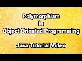 Polymorphism in Object Oriented Programming (Java Tutorial Video)