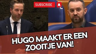 Hugo de Jonge wordt streng toegesproken door SP'er Jimmy Dijk! Hugo maakt er een zooitje van!