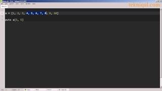 Accessing Arrays in Ruby - tekniqal.com
