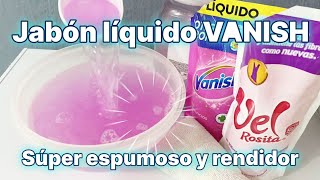 Jabón líquido Vanish - Súper espumoso y rendidor