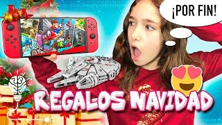 🎄 MIS REGALOS de NAVIDAD 🎄 ¡PAPÁ NOEL me REGALA la NINTENDO SWITCH, HALCÓN MILENARIO de LEGO...!