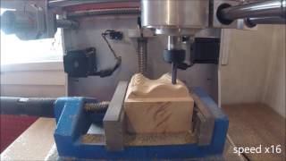 Free form surface milling with BoXZY