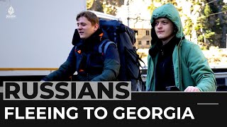 Russians in Georgia say they are facing mixed reaction