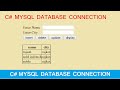 Insert Update Delete View and search data from mysql database in c#.net - c# mysql database tutorial