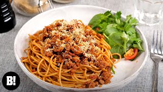 "Meaty" Spaghetti Bolognese Recipe (Vegan)
