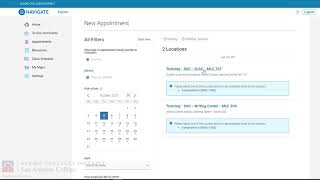 Scheduling "Tutoring" Appointments At San Antonio College - alamo Navigate Tutorial + Walkthrough
