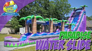 Paradise Water Slide | Tallest Inflatable in South Carolina | Purple Marble Water Slide