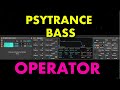 Psytrance Bass With Ableton's Operator - Psytrance Tutorial Ableton